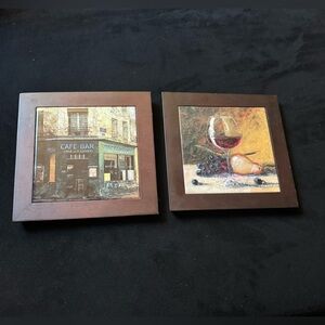 Set of Two Framed Art Prints Bundle